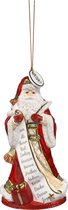 Goebel® - Fitz and Floyd | Kersthanger "Kerstman" | Kerst ornament, Porselein, 13cm