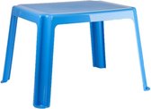 Table enfant plastique bleu 55 x 66 x 43 cm - Table enfant extérieur - Table d'appoint