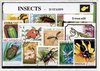 Afbeelding van het spelletje Insekten – Luxe postzegel pakket (A6 formaat) : collectie van 25 verschillende postzegels van insekten – kan als ansichtkaart in een A6 envelop - authentiek cadeau - kado tip - geschenk - kaart - Insecta - zespotigen - ongewerveld - metamorfose