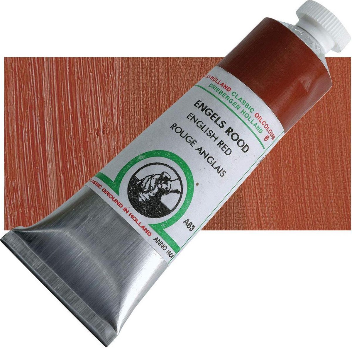 Old Holland Hoge Kwaliteit Olieverf 40 ml - Engels Rood (A63)