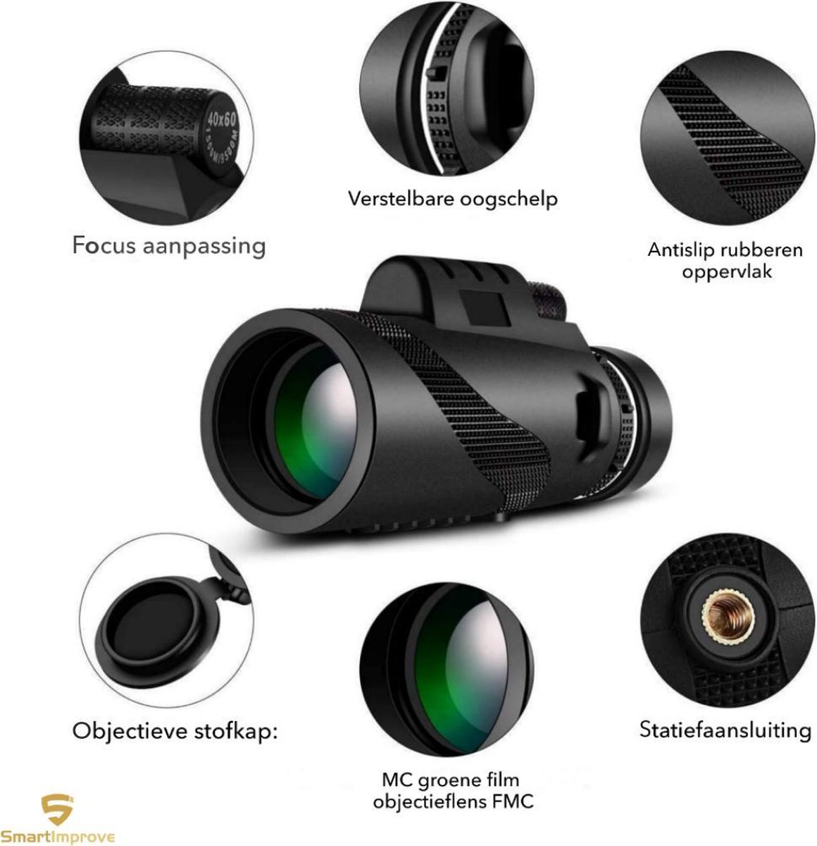 chasse SLKIJDHFB Télescope monoculaire HD 40 x 60 avec trépied et support pour smartphone camping tourisme pour observation chasse SLKIJDHFB Télescope monoculaire HD 40 x 60 avec trépied et support pour smartphone camping tourisme pour observation