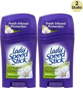 Lady Speed Stick Orchard Blossom Deodorant Stick - 24H Zweet Bescherming & Anti Witte Strepen - Populairste Anti Transpirant Deo Stick - Deodorant Vrouw - 2-Pack