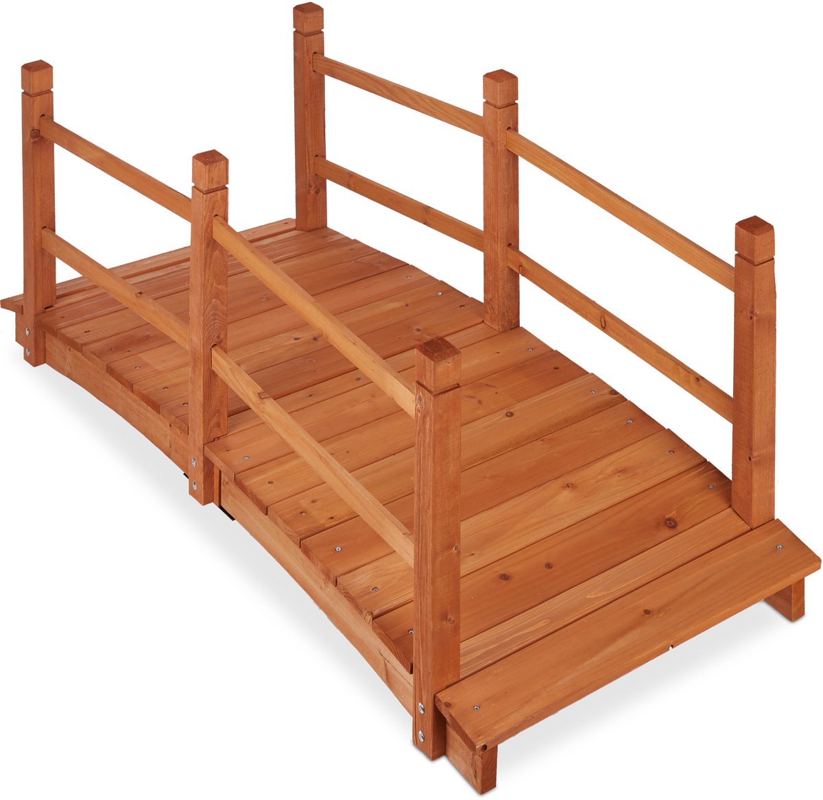 Vijverbrug - 140 cm - tot 150 kg - hout
