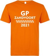 T-shirt oranje GP Zandvoort 2021 | race supporter fan shirt | Grand Prix circuit Zandvoort | Formule 1 fan | Max Verstappen / Red Bull racing supporter | racing souvenir | maat M