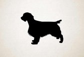 Silhouette hond - Welsh Springer Spaniel - Welsh Springer Spaniel - XS - 23x30cm - Zwart - wanddecoratie