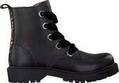 Omoda Om120999 Veterboots - Laarzen Met Veters - Meisjes - Zwart - Maat 38