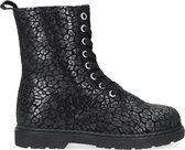 Apples & Pears B009048 Veterboots - Laarzen Met Veters - Meisjes - Zwart - Maat 31