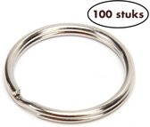 Sleutelring 20mm - Sleutelhanger - Split ring - 20 millimeter - 100 stuks