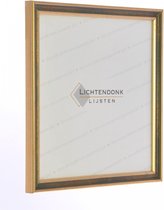 Fotolijst Klassiek Goud Groen - Fotomaat 13x18 -  Ontspiegeld Glas - Art.nr. 28-93
