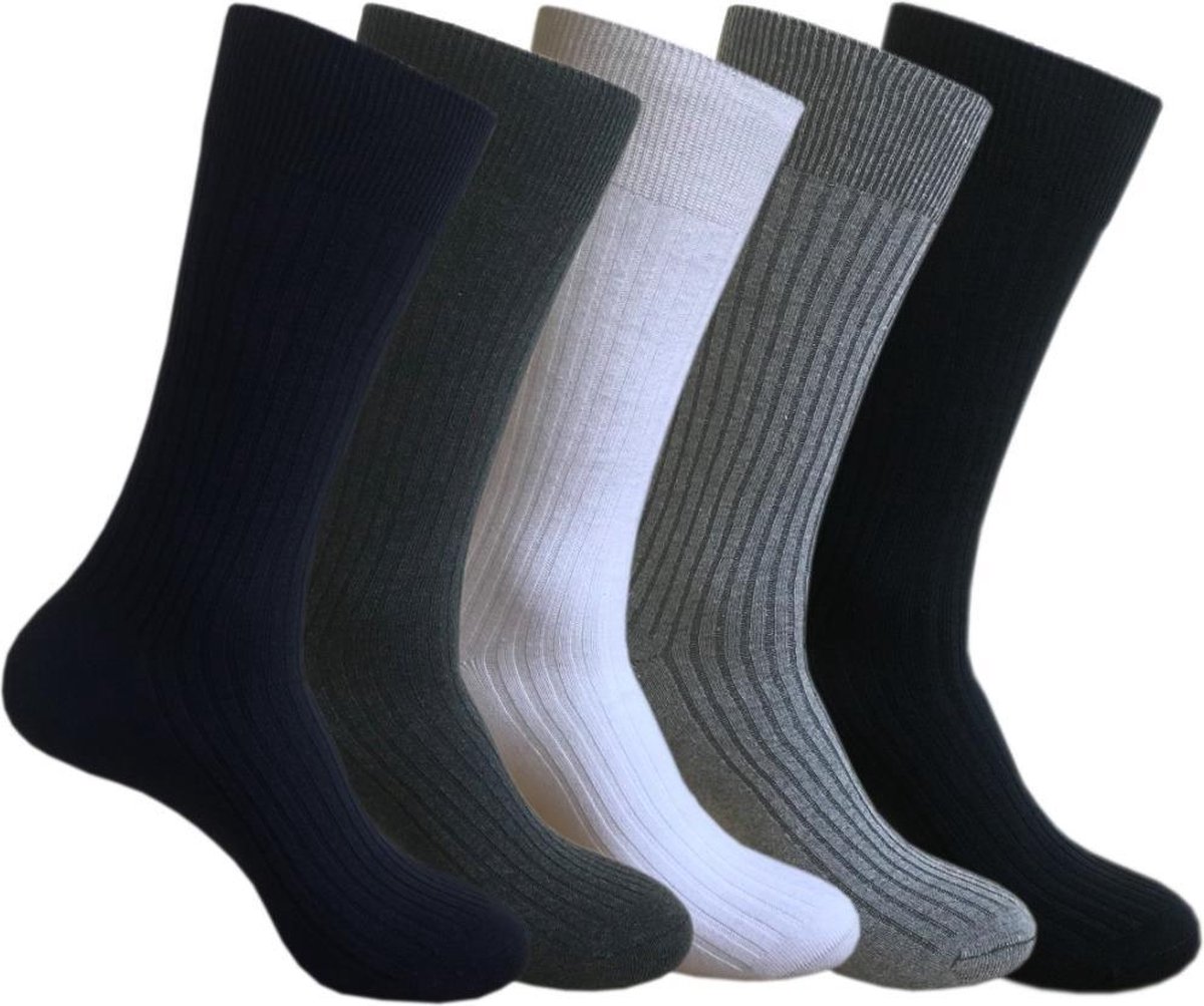 Lot de 6 paires de chaussettes homme Thermo - tissu éponge - noir/gris  anthracite/marine bleu - Taille 39-42 : : Mode