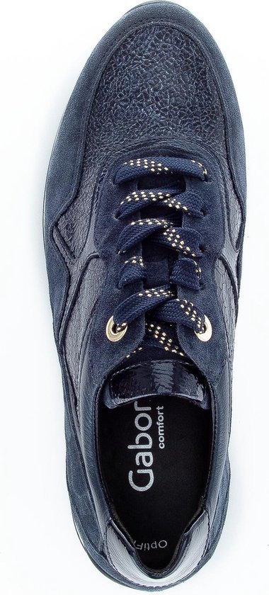 Gabor 76.524.46 Dames Sneakers - Blauw - Maat 37.5 | bol.com