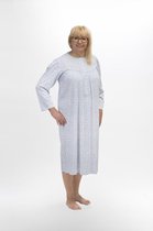 Martel Bogna nachthemd 100% katoen  wit/blauw XL