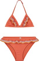 Shiwi Triangel bikini set festival ruffle triangle bikini - orange new marmelade - 152