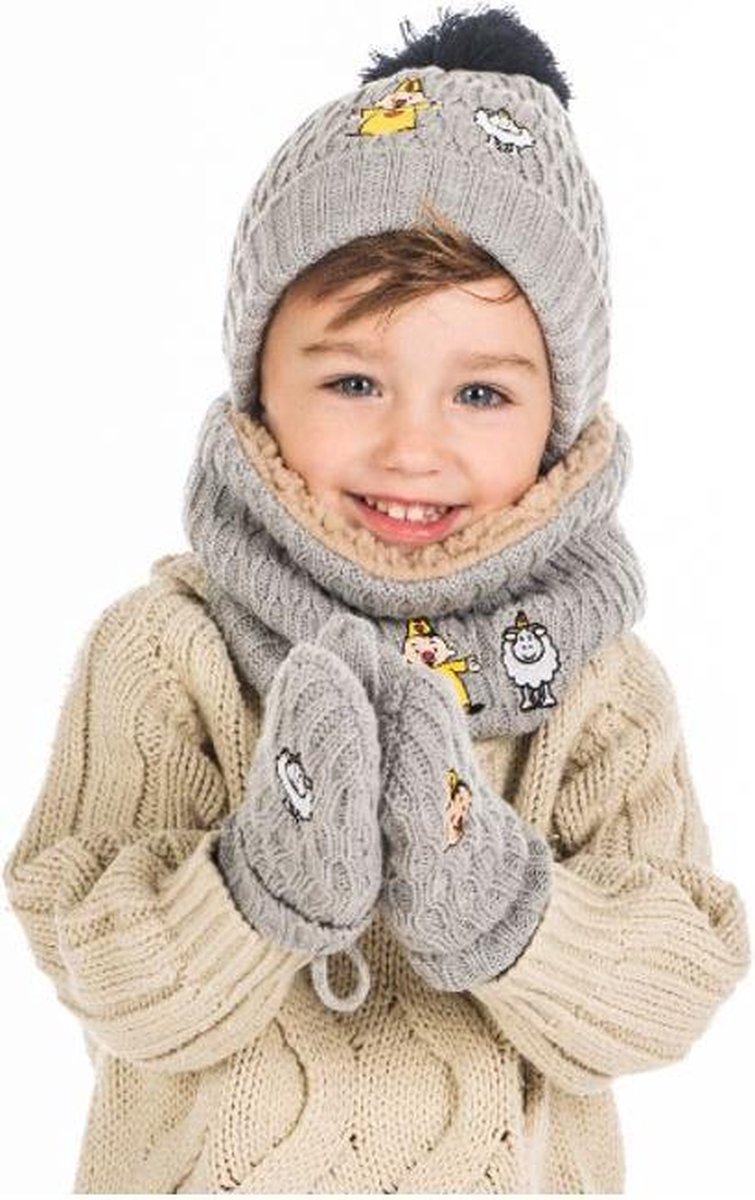 Bumba 3-delig winterset jongens - Sjaal - Muts - handschoenen | bol.com