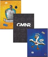 Gamemeneer A4 ruitjes schriften - 3 stuks