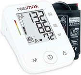Rossmax X3 - Bloeddrukmeter Bovenarm Hartstichting - Klinisch Gevalideerd - Hartslagmeter - Onregelmatige Hartslag - Geheugen - Gemiddelde 3 Metingen - Bewegingsdetectie - Incl. Opbergzak en Batterijen - Manchet 22 - 40 cm - 2 Gebruikers en Gastmodus
