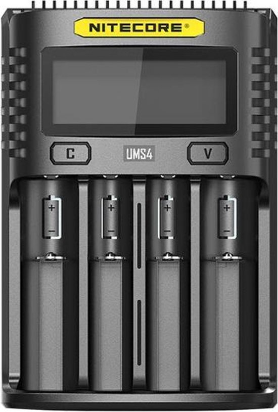 Nitecore UMS4 USB batterij lader