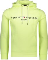 Tommy Hilfiger Sweater Geel Geel Normaal - Maat S - Heren - Herfst/Winter Collectie - Katoen;Polyester