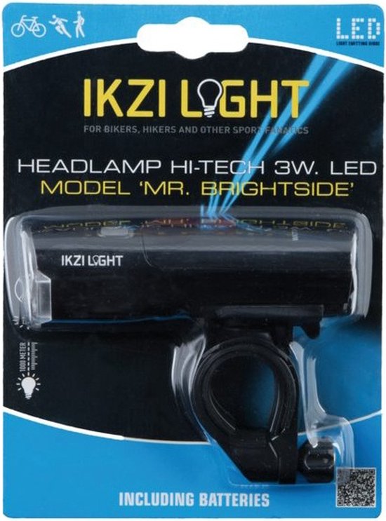 Ikzi Light Voorlicht Mr. Brightside Hi-tech Led Batterij Zwart — afbeelding 2