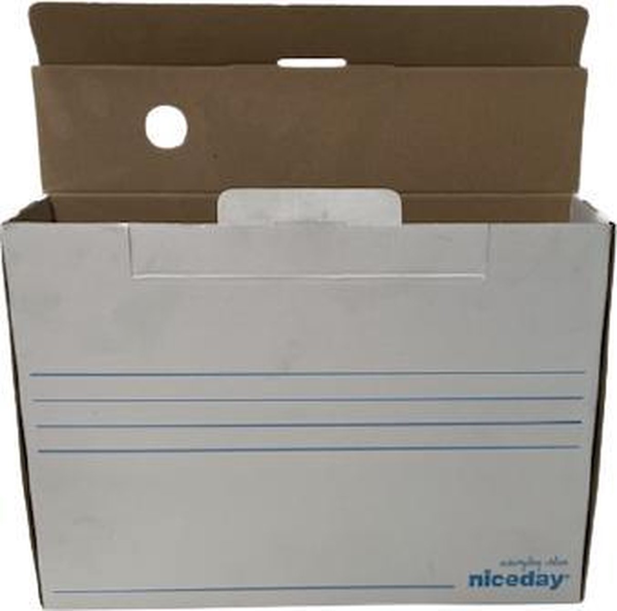 Niceday Boites d'archives A4 Carton 33,5 x 24,5 x 8 cm - 50 pièces | bol.com