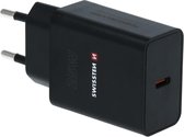 Swissten USB-C Snellader - Geschikt voor o.a. iPhone & Samsung - 25W - Zwart