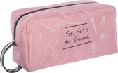 Toilettas - Vrouwen - Secrets de Femme - Roze