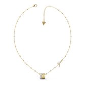 Guess Jewellery JUBN01154JWRHYGT-U Collier Zilverkleurig / Goudkleurig