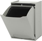 Duett - Afvalbak voor Recycling - Vrijstaand - Stapelbaar - Wandmontage - Grijs