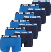 Puma Basic Boxershort 10-Pack True Blue - Puma Onderbroek Heren - Multipack - Maat S