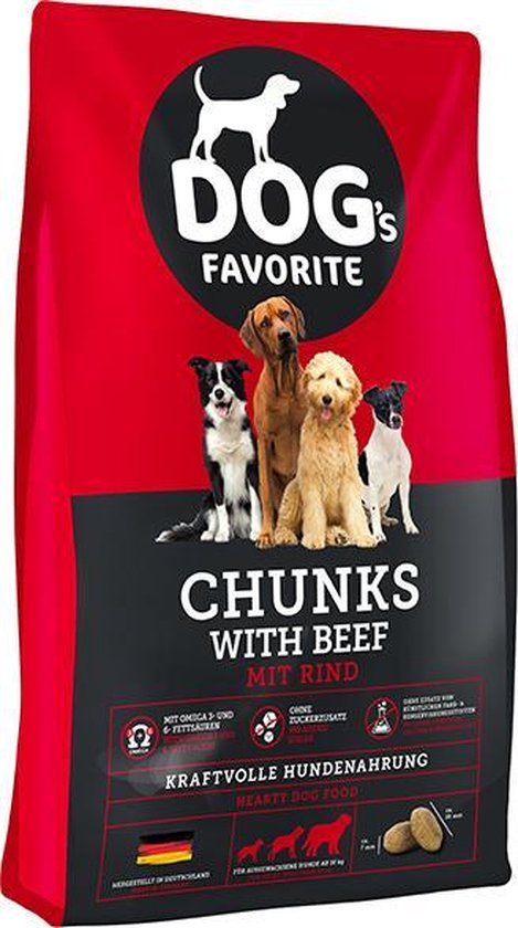 Natuurlijke hondenvoeding Rund Dog's Favorite | 15 kg | bol.com