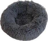 Floofs Hondenmand - Superzacht en Luxe - Wasbaar - Fluffy - Hondenkussen - 80cm - Donker Grijs