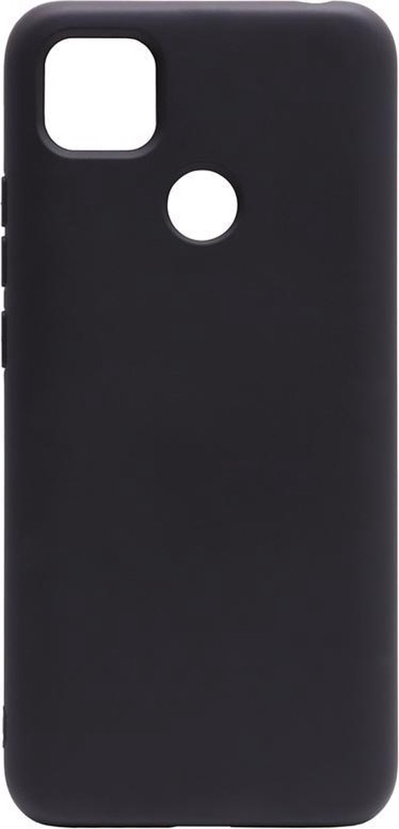Hoesje Geschikt voor: Xiaomi Redmi 9C - Silicone - Zwart