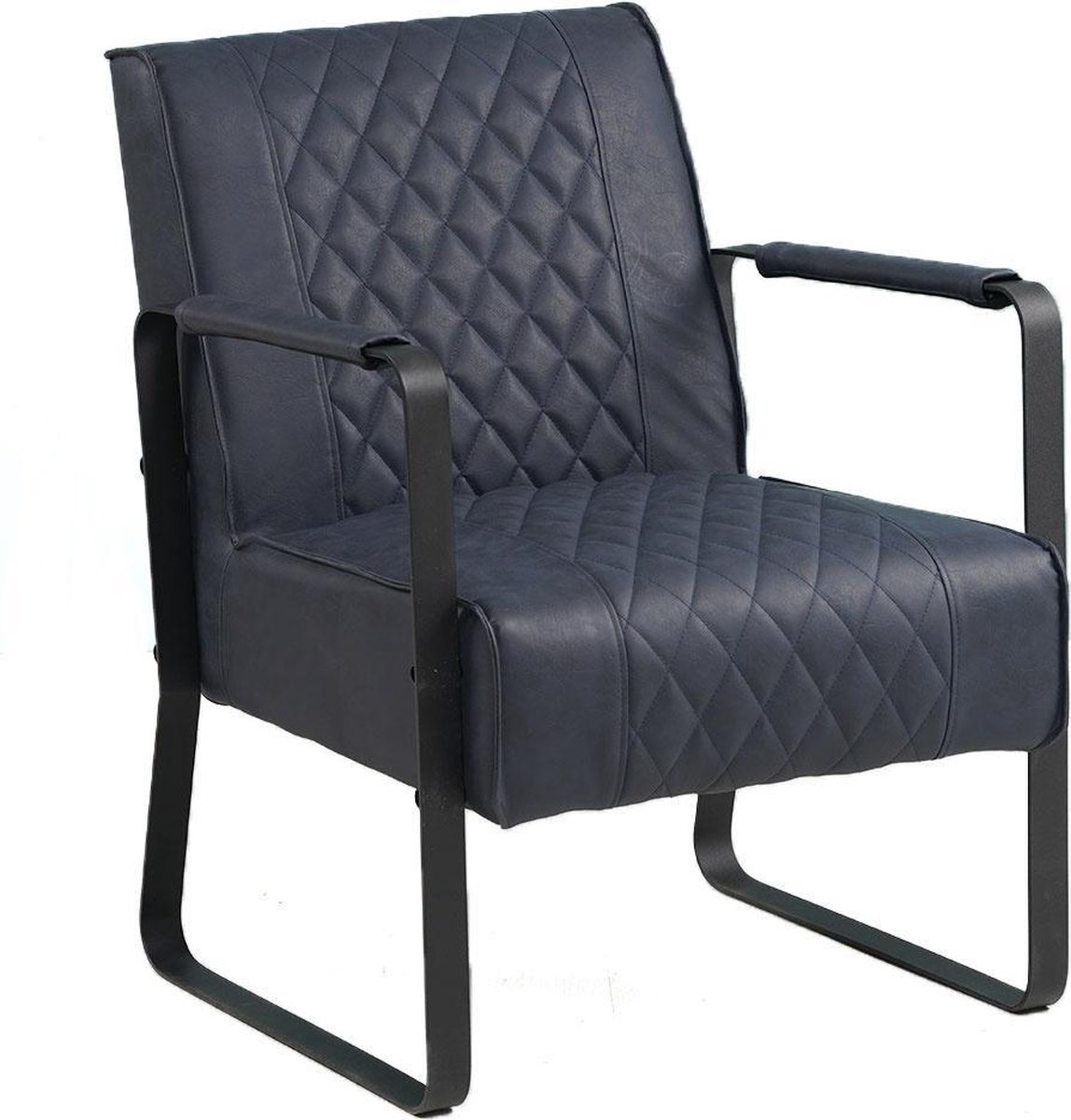 Dimehouse Industriële Fauteuil Peter Blauw