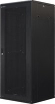 Alfaco 19-6642PP, 42U, 19" Serverkast met stalen geperforeerde deuren, (BxDxH) 600x600x2000mm, zwart