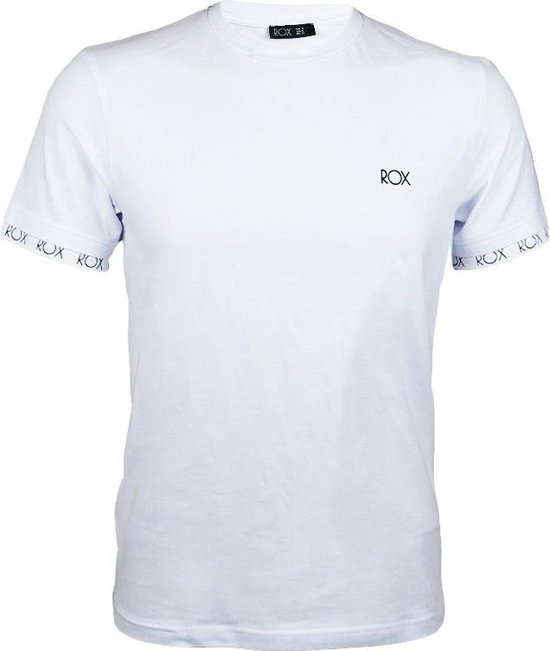 Rox - Heren T-shirt Collin - Wit - Slim - Maat S