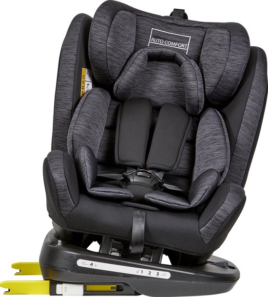 Autostoel Goliath Pro 0-1-2-3 Isofix Rotation Black/Grey | bol.com