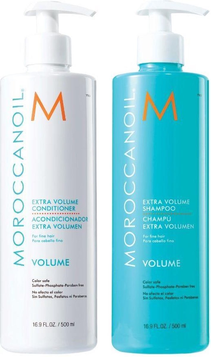 Moroccanoil Extra Volume - Shampoo & Conditioner - 2x 500 ml