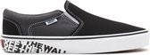Vans MN Asher Heren Sneakers - Black/White - Maat 42.5