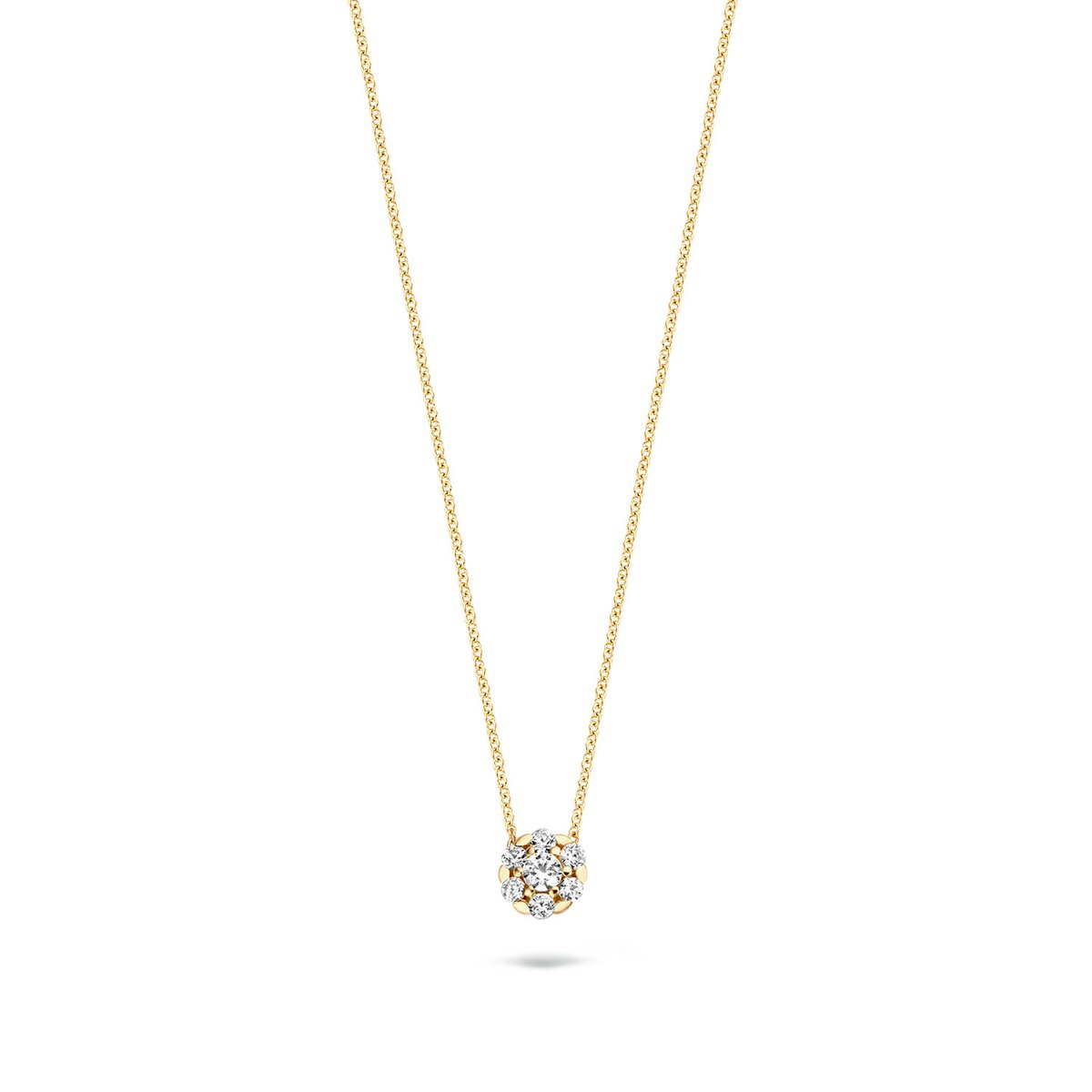 Blush Ketting Dames - Goud - 42 cm - Halsketting Dames Geen bewerking - Collier