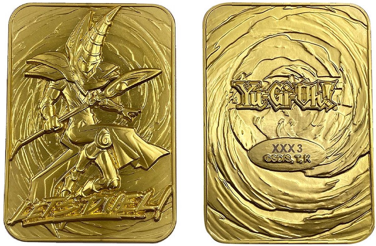 Yu-Gi-Oh! Replica Card Dark Magician (gold plated)