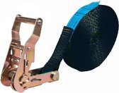 Eindloze Spanband 25 mm 1,5 ton 7M Zwart