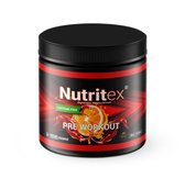 Nutritex© Premium Pre-Workout Caffeine Vrij - 100% Hulpstofvrij - Laag in Calorieën - 300 Gram - Orange
