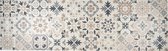 JYG Vloerkleed Milano - Keukenloper - Keukenmat - Vinyl - Vintage 60x180cm Ecru Grijs Beige
