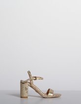 Voyar La Rue Heel Sandal Sally | Goud Print