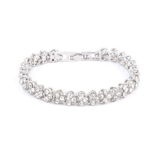 Armband Mode Romeinse Stijl Dames 925 Sterling Silver Crystal | bol.com
