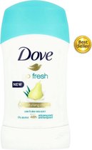 Dove Go Fresh Pear & Aloe Vera Deodorant Stick - Anti Transpirant Deo Stick met 0% Alcohol - 48 Uur Zweetbescherming - Deodorant Vrouw