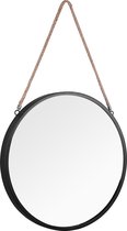 Spiegel - Torna Vicon - Ø40cm - Hangspiegel in Frame - Zwart