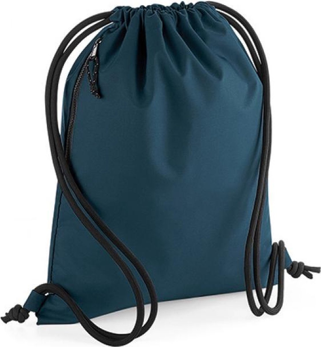 Gymtas 100% gerecycled polyester 40 x 48 cm (Petrol)