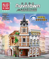 Mold King 16026 Novatown - Afternoon Tea Restaurant - 3039 pièces - Compatible Lego - Ensemble de construction