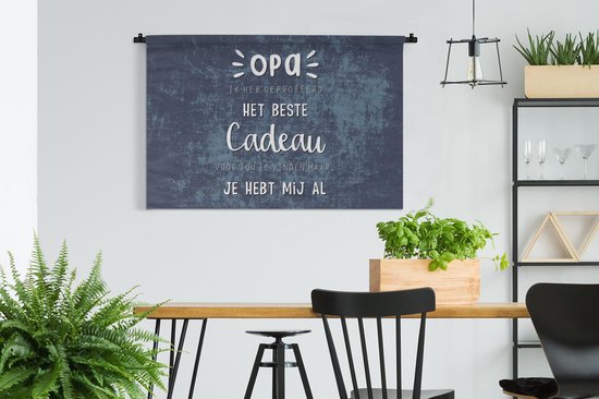 Tapisserie - Tapisserie - Vaderdag - Cadeau homme - Papy - 120x80 cm - Tapisserie